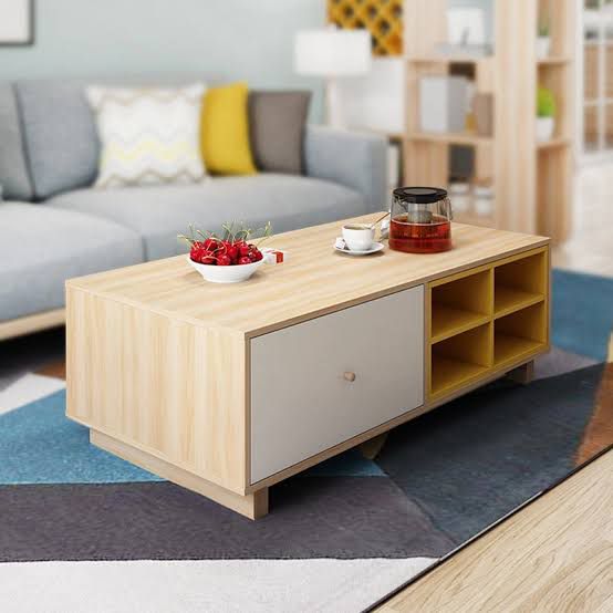 Premium Two-Tone Center Table
